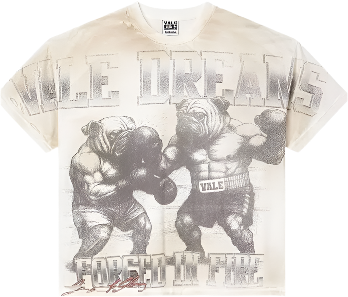 Vale Forged Big Tee Shirt White