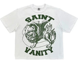 SAINT VANITY GRIFFIN TEE WHITE/GREEN