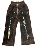Hellstar Graffiti Brown Sweatpants
