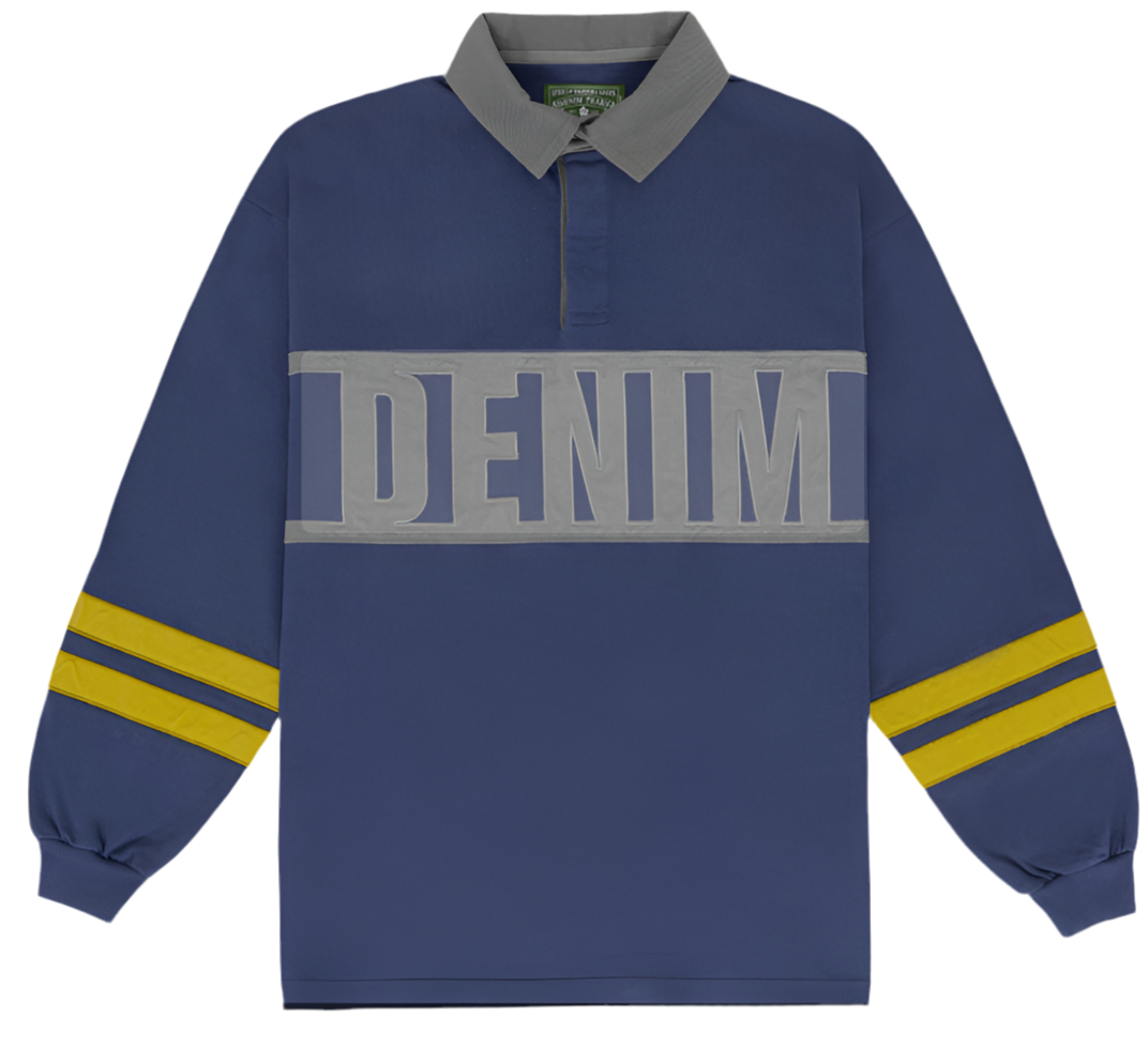 Denim Tears Down By The Tears Rugby Navy