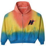 HAPPY MEMORIES DON'T DIE HMDD 'WHAT THE H-STAR' ZIP UP HOODIE
