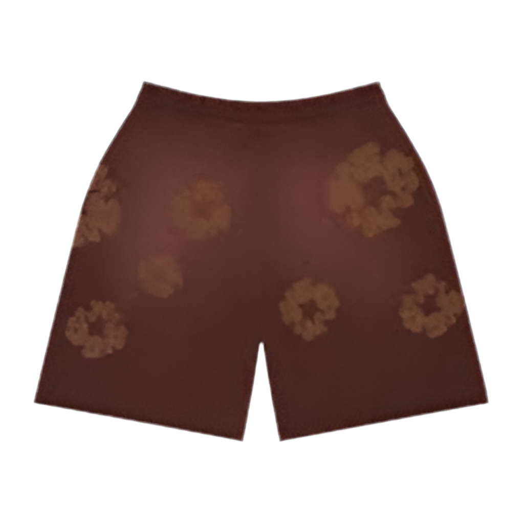 Denim Tears Mono Cotton Wreath Sweatshorts Brown