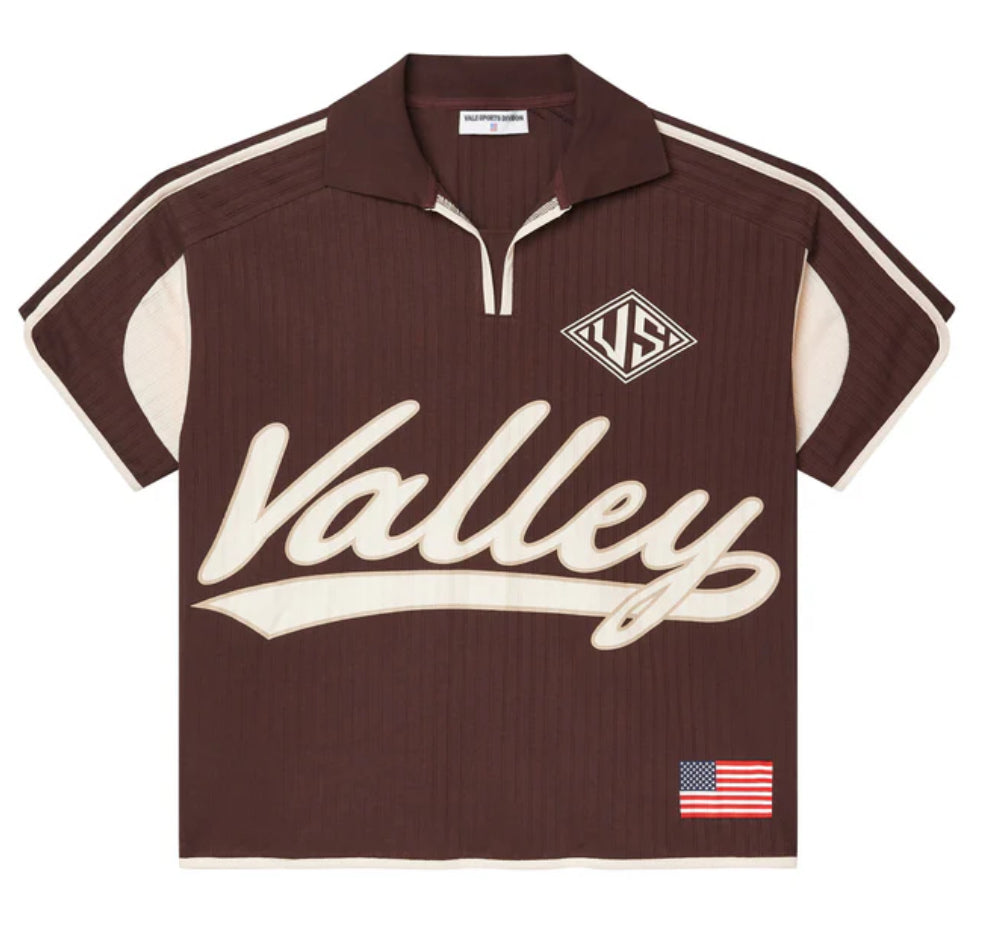 Vale Valley BRITISH TEE BROWN POLO