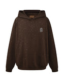 Birth Of Royal Child 20k Swarovski Diamond Hoodie Brown