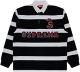 Supreme Men’s Stripe Rugby Black