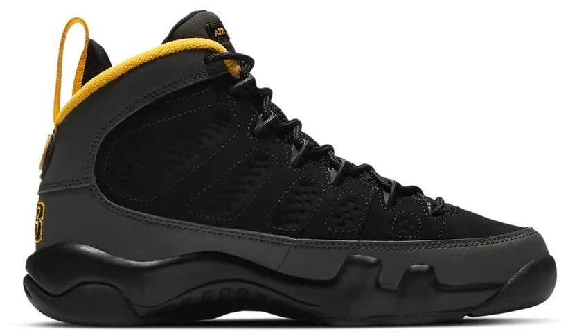 Jordan 9 Retro Dark Charcoal University Gold Men’s Used