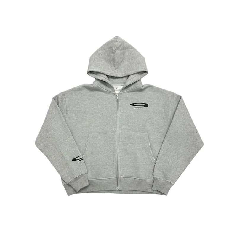 Garciago Zip Up Jacket Hoodie Grey Black