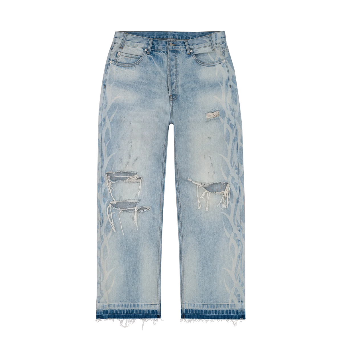 Bravest Studios Blue Tribal Denim
