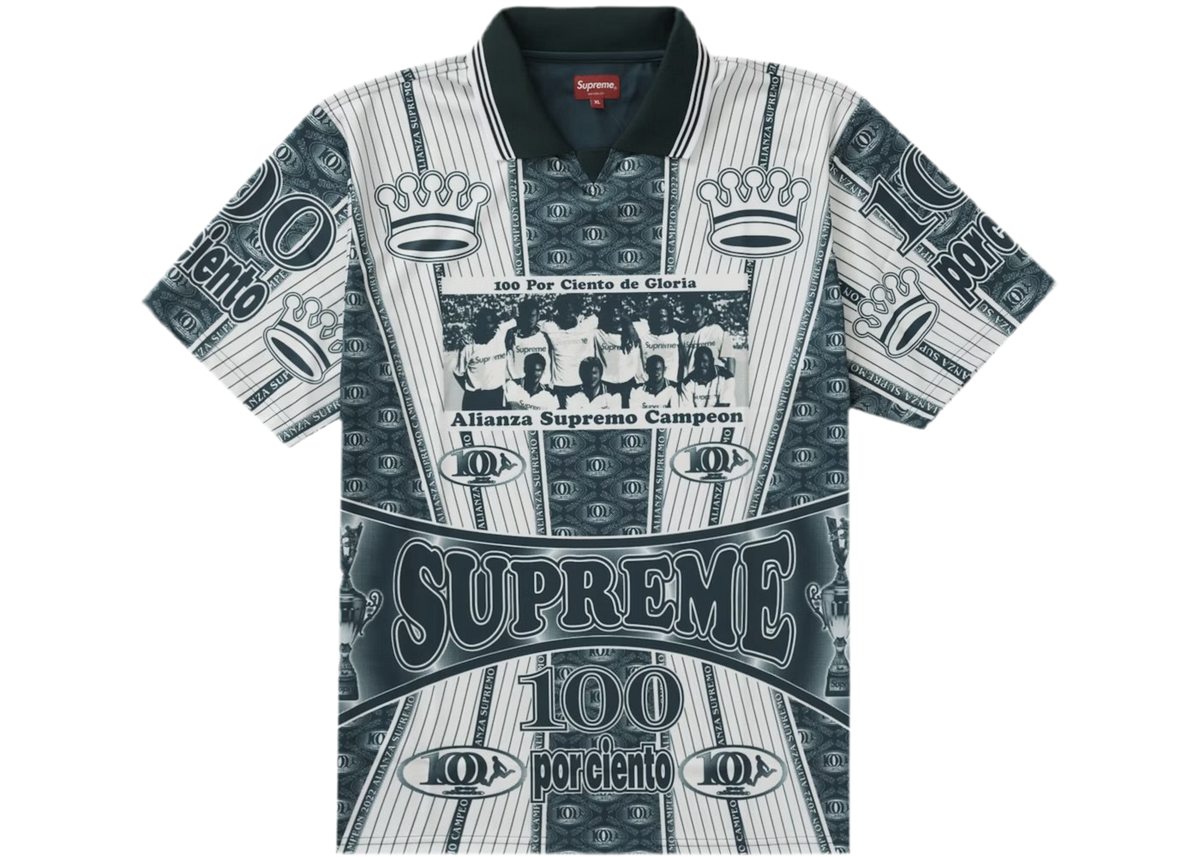Supreme Por Ciento Soccer Jersey Green