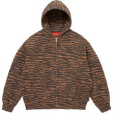 Supreme Small Box Zip Up Hoodie Tiger Stripe