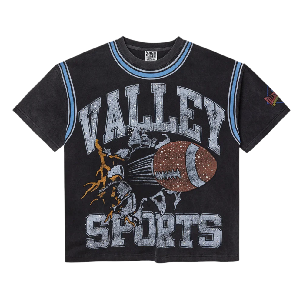 Vale Valley Classic Bling Football Tee Black