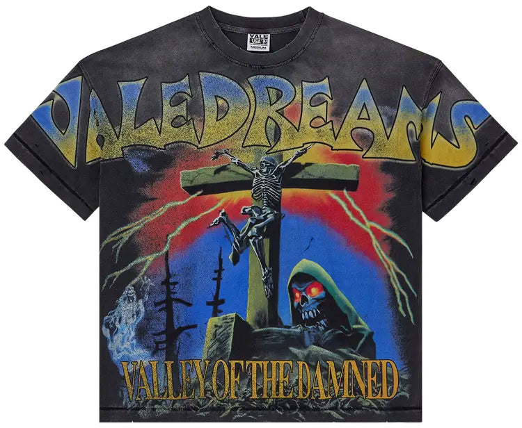 VALE DAMNED BIG TEE BLACK