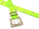 Sanity Lime Green Crown of Thorns Belt