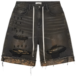 Vale Black Double Jorts