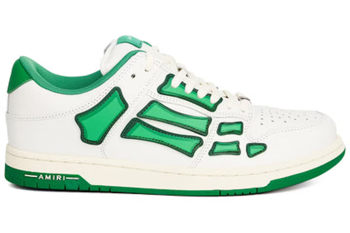 AMIRI Skel Low Top White Green