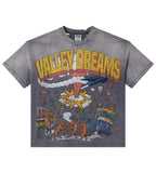 VALE FOREVER CHAOS BLING TEE GREY