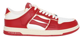 AMIRI COLLEGIATE SKEL TOP LOW SNEAKER RED WHITE