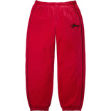 Supreme Velour Mesh Track Pant Red