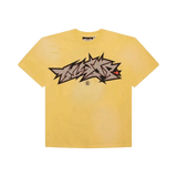 Hell Star Yellow Crack Print Tee