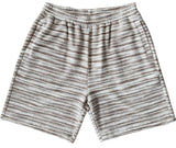 Birth Of Royal Child Striped Knit shorts White