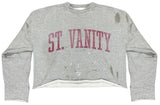 Saint Vanity Sun Devil Grey Crewneck