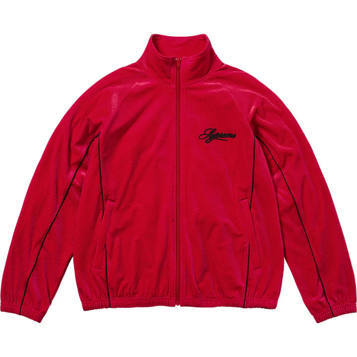 Supreme Velour Mesh Track Jacket