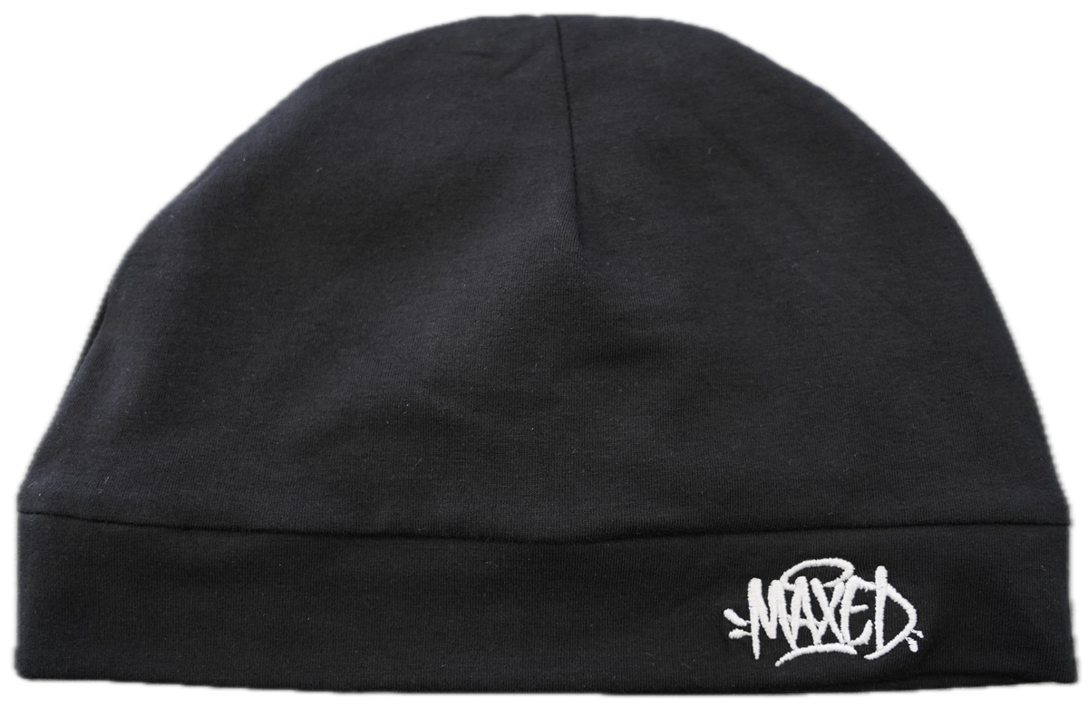 Maxed Out Black Skull Cap