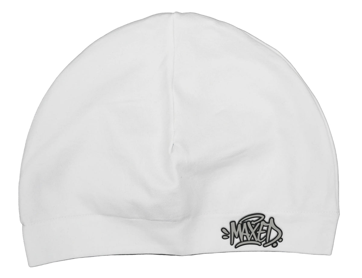 Maxed Out White/Grey skull Cap