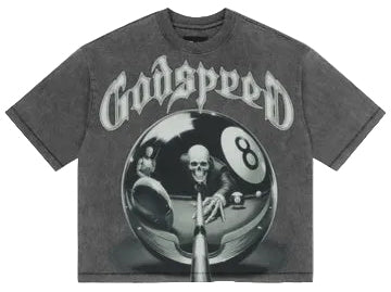 Godspeed 8ball CP T Shirt Grey