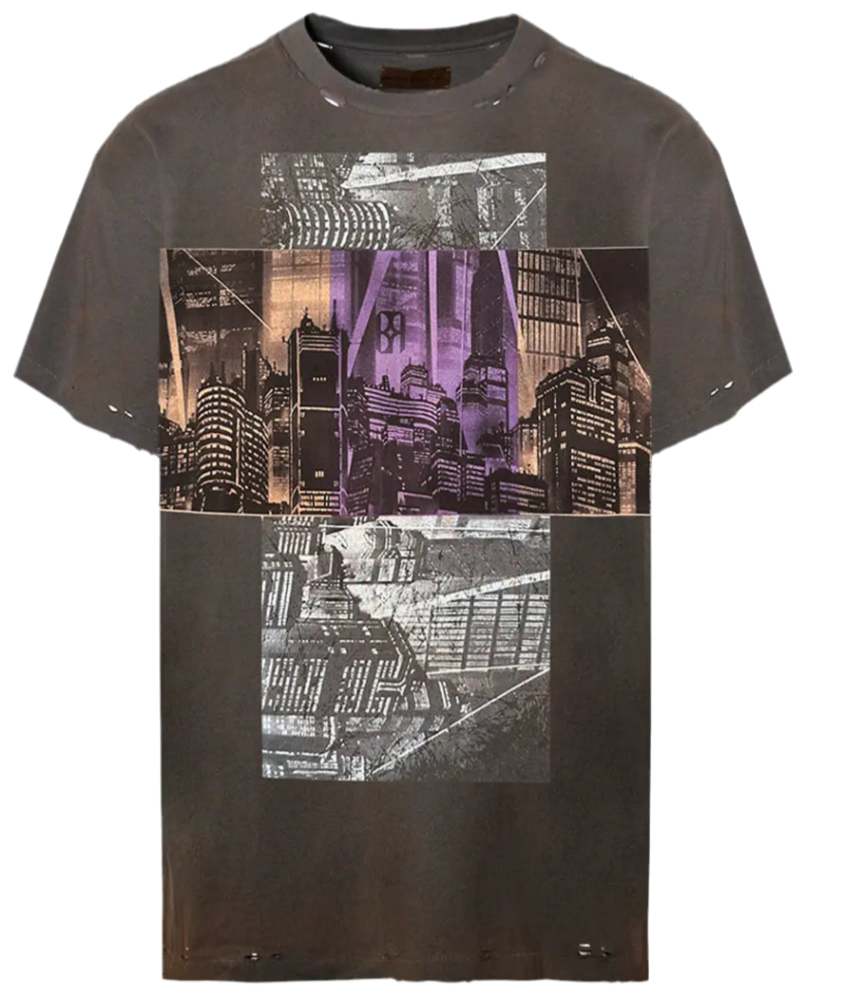 Birth Of Royal Child Akira Destroyed Vintage Tee 'Grey'