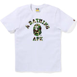 Bape ABC Camo College Tee White