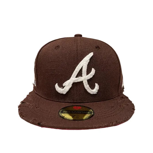 Times2Vintage Distressed I Love ATL - Brown Fitted