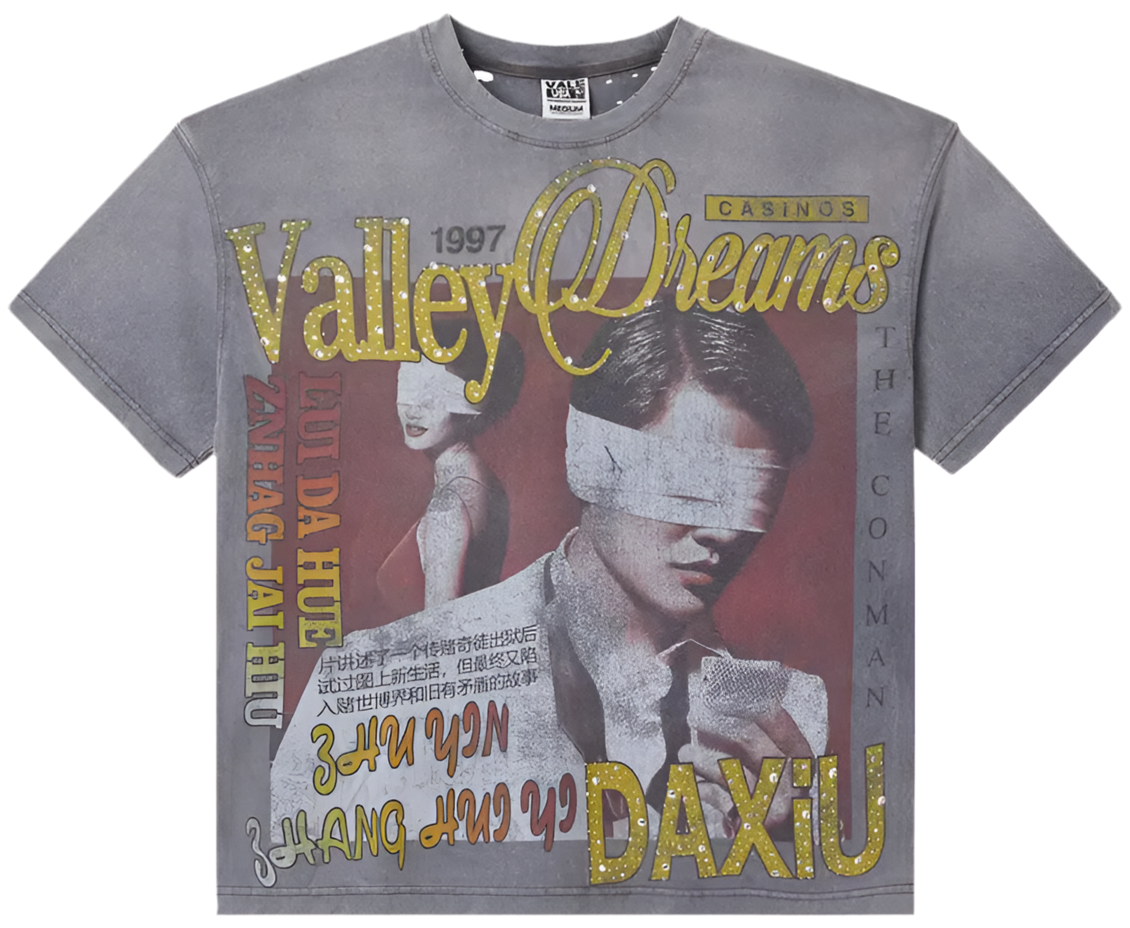 CHARCOAL CASINO TEE