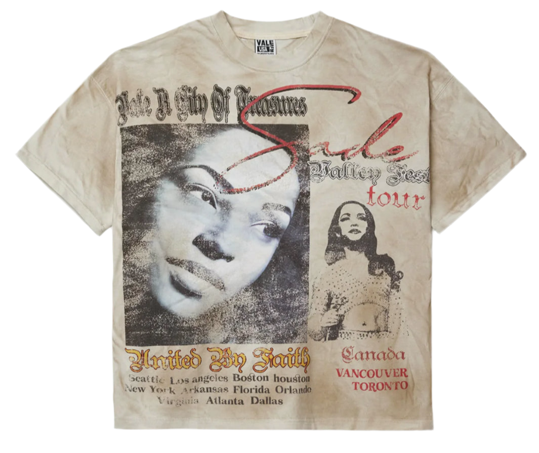 VALE FOREVER VALLEY TOUR TEE SADE CREAM