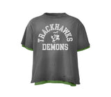Bravest Studios GREY TRACKHAWK DOUBLE-LAYER VINTAGE TEE