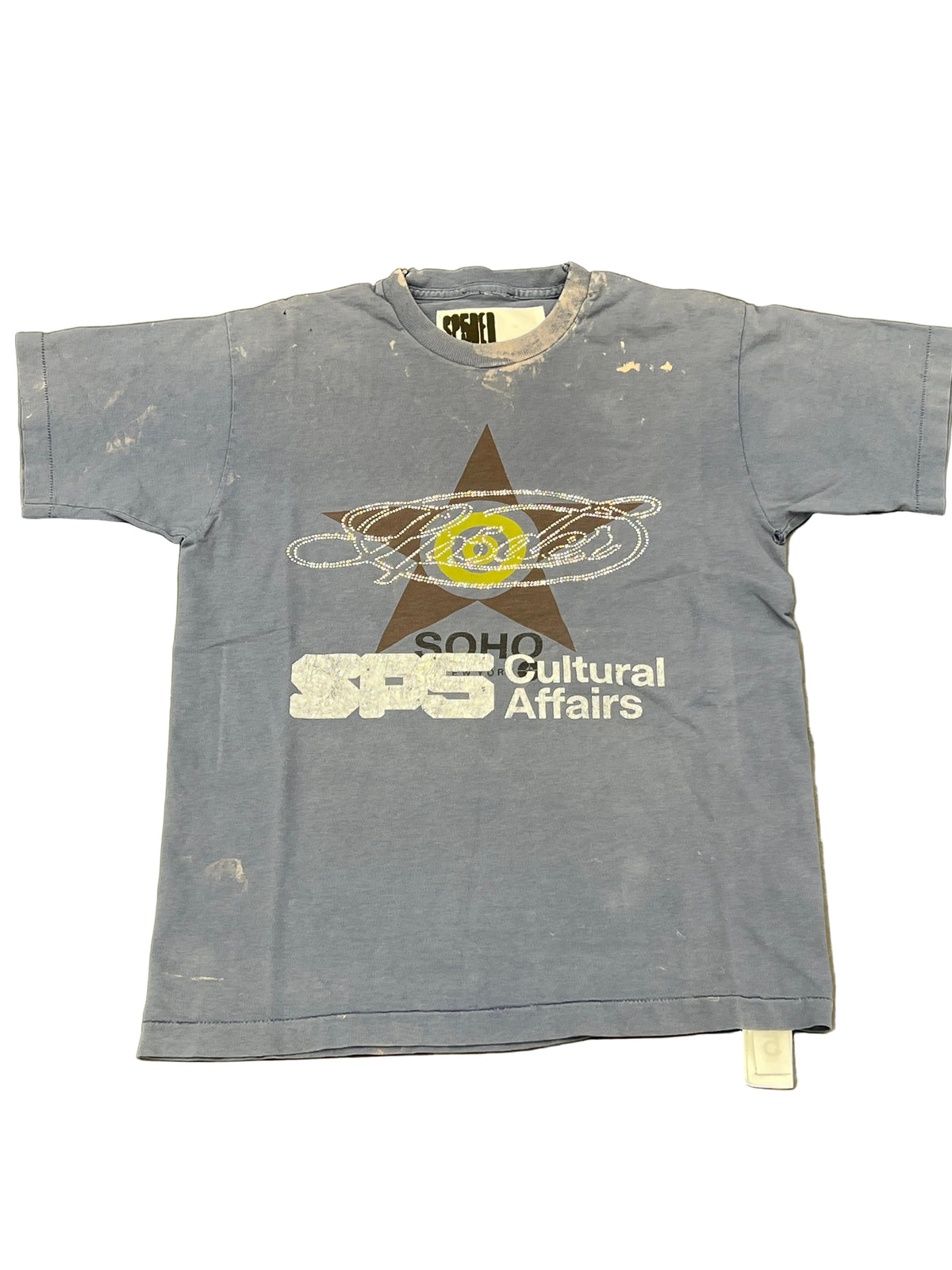 Sp5der Vintage Souvenir Rhinestone Tee