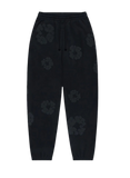 Denim Tears Cotton Wreath Sweatpants 'Black Monochrome'