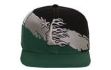 Hellstar Paintbrush Snapback Hat Green