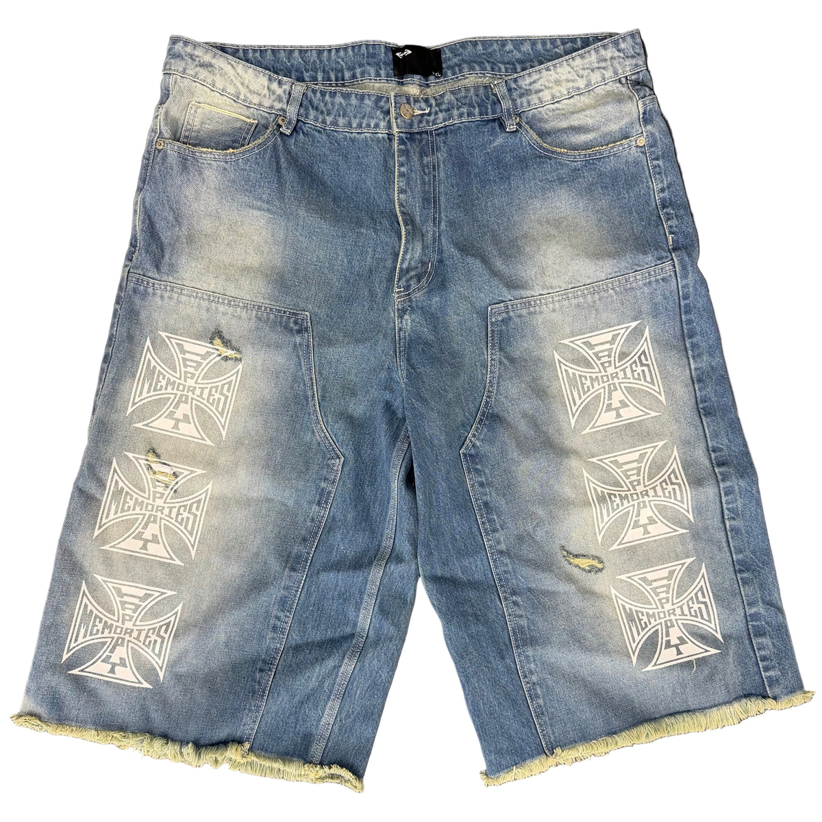 HMDD Chopper Jorts Shorts Blue Denim