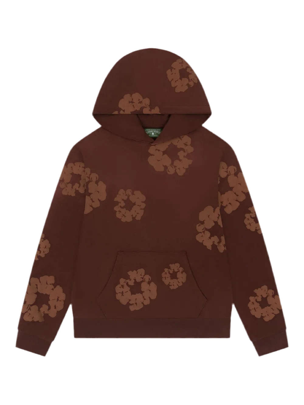 Denim Tears Mono Cotton Wreath Hoodie Brown