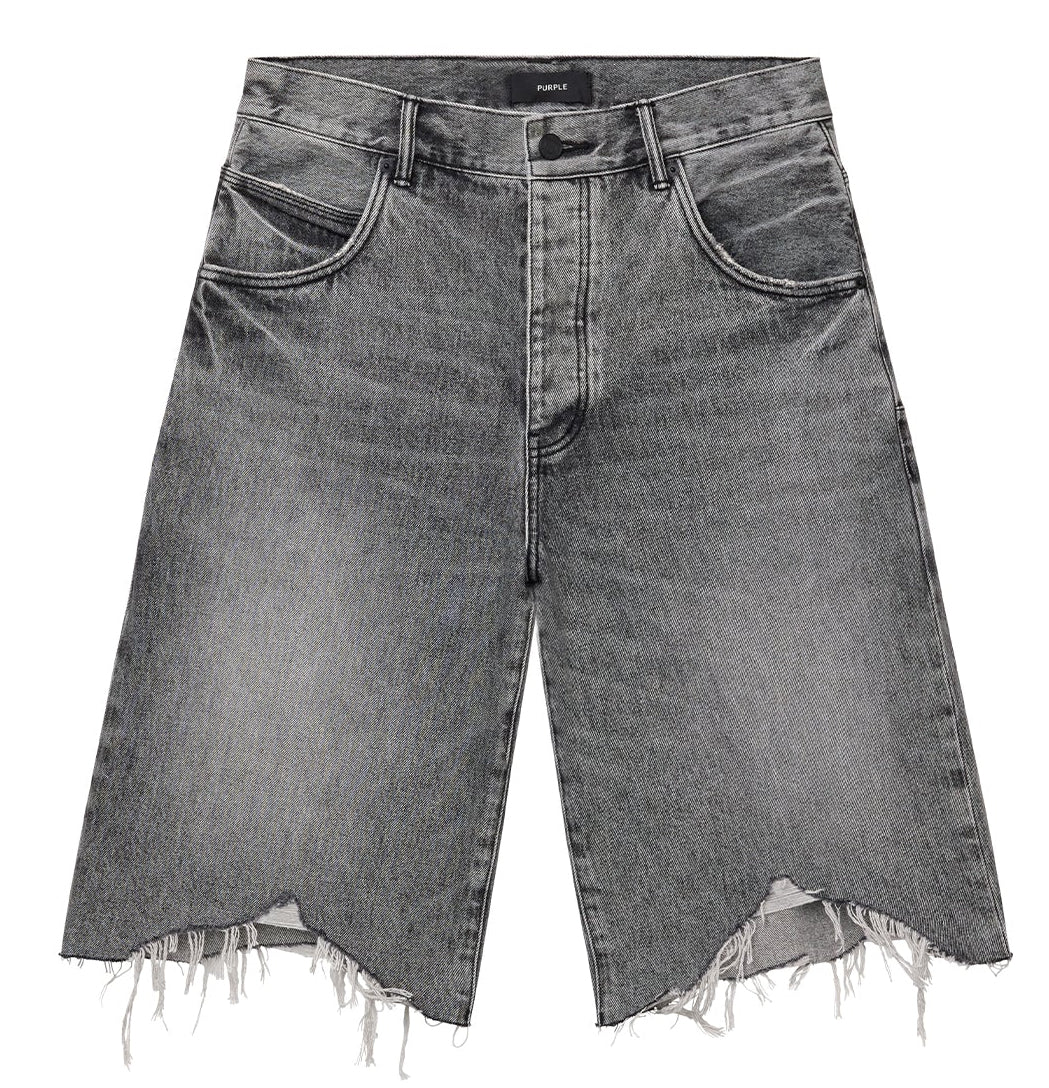Purple Jeans High Summer Destroy Washed Black