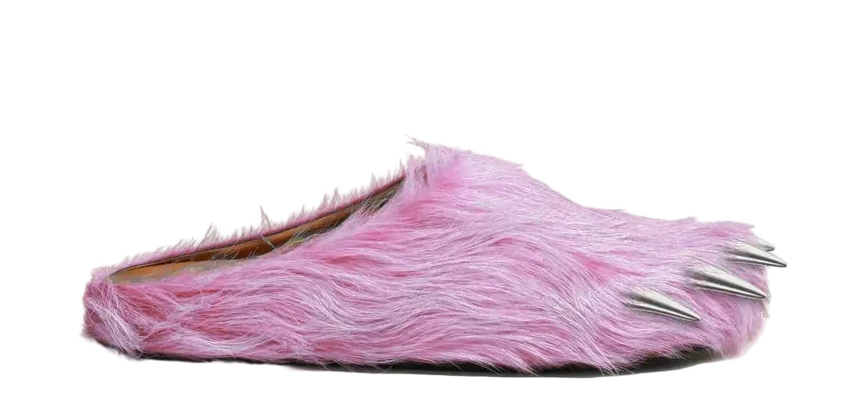 Bravest Studios Pink Bear Claw Mules