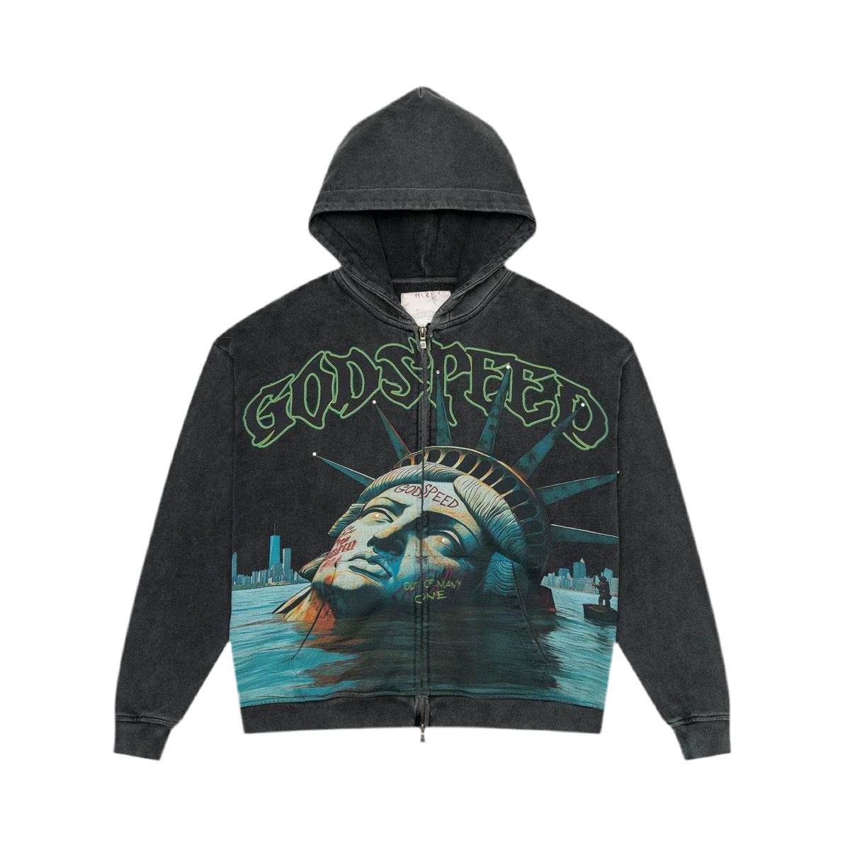 Godspeed Black Sunken Liberty Zip Hoodie