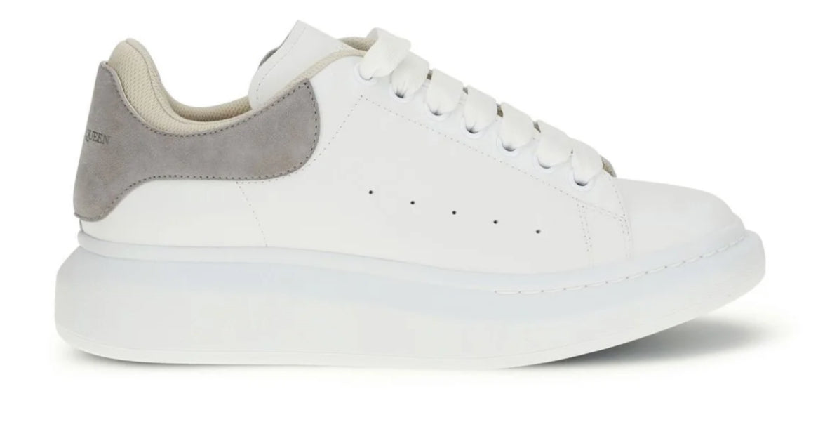 Alexander McQueen Oversized Low Top Sneaker White/Reflective