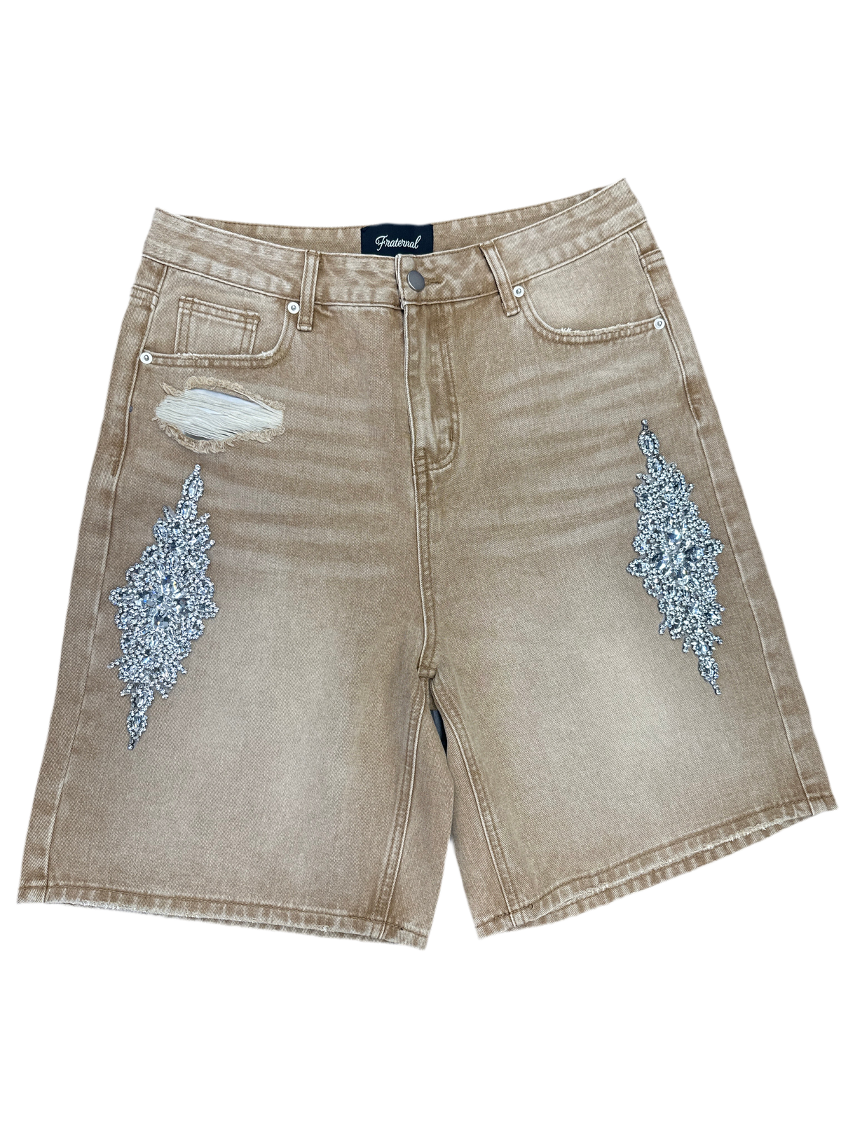 Fraternal Khaki Dagger Jorts