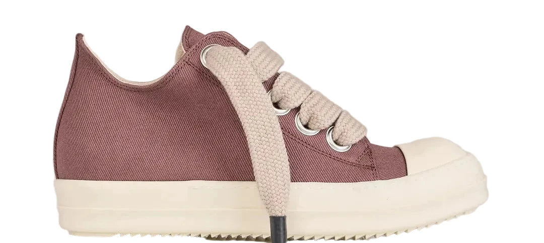 Rick Owens DRKSHDW Jumbolace Low Sneaks Grape