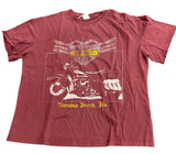 Saint Vanity Bike Week 2.0 Burgundy Tee