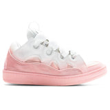LANVIN CURB SNEAKERS - PINK/WHITE