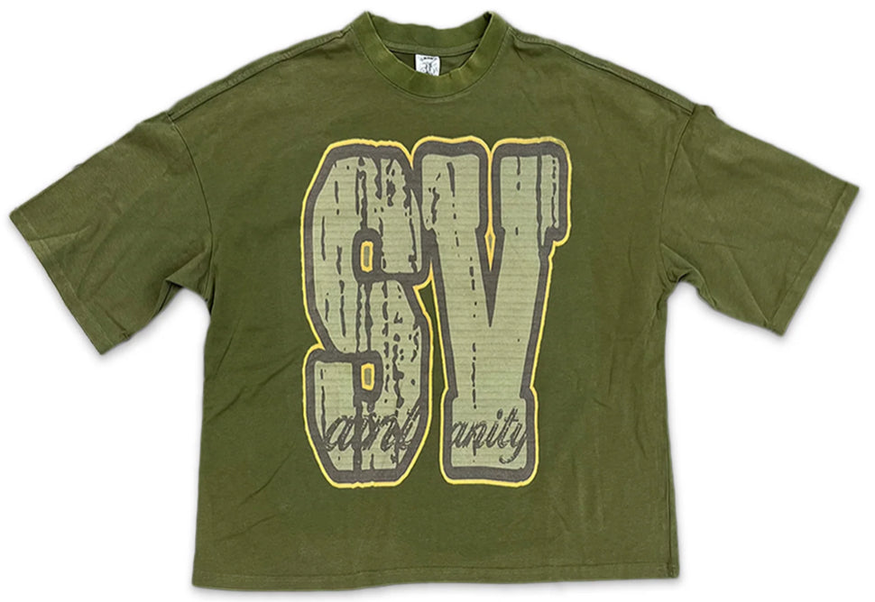 SAINT VANITY SV TEE "OLIVE"