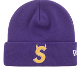 Supreme New Era Devil S Logo Beanie
Purple